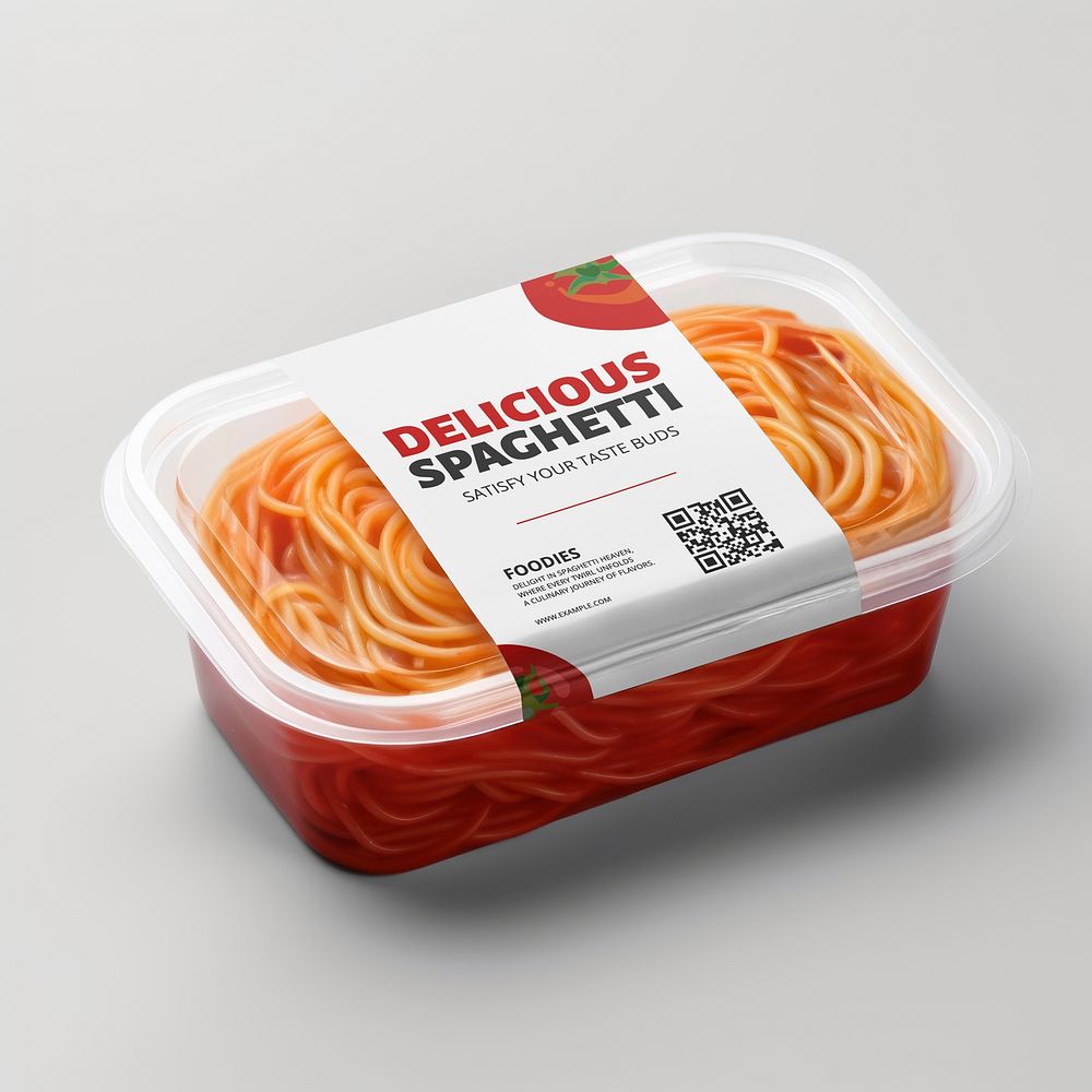 Spaghetti reusable plastic box
