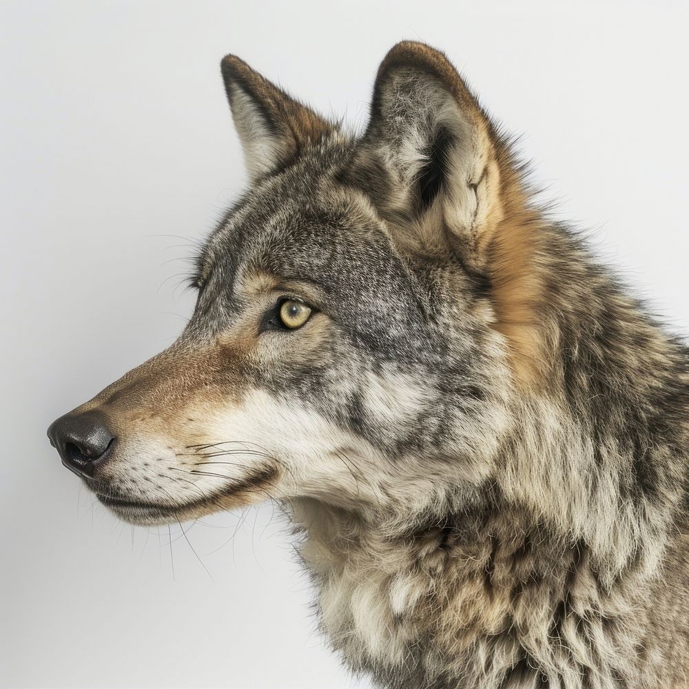 Wolf head mammal animal coyote.