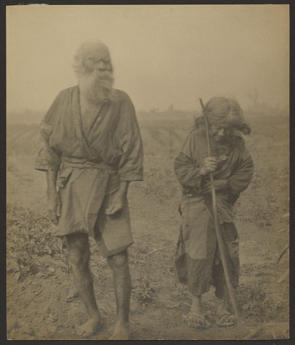 Peasant Couple, Ainu People, Japan by Arnold Genthe