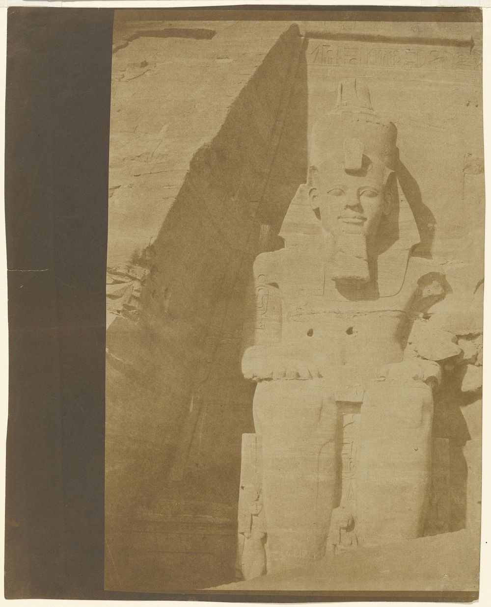 Colossus of Great Temple, Abu Simbel by V G Maunier