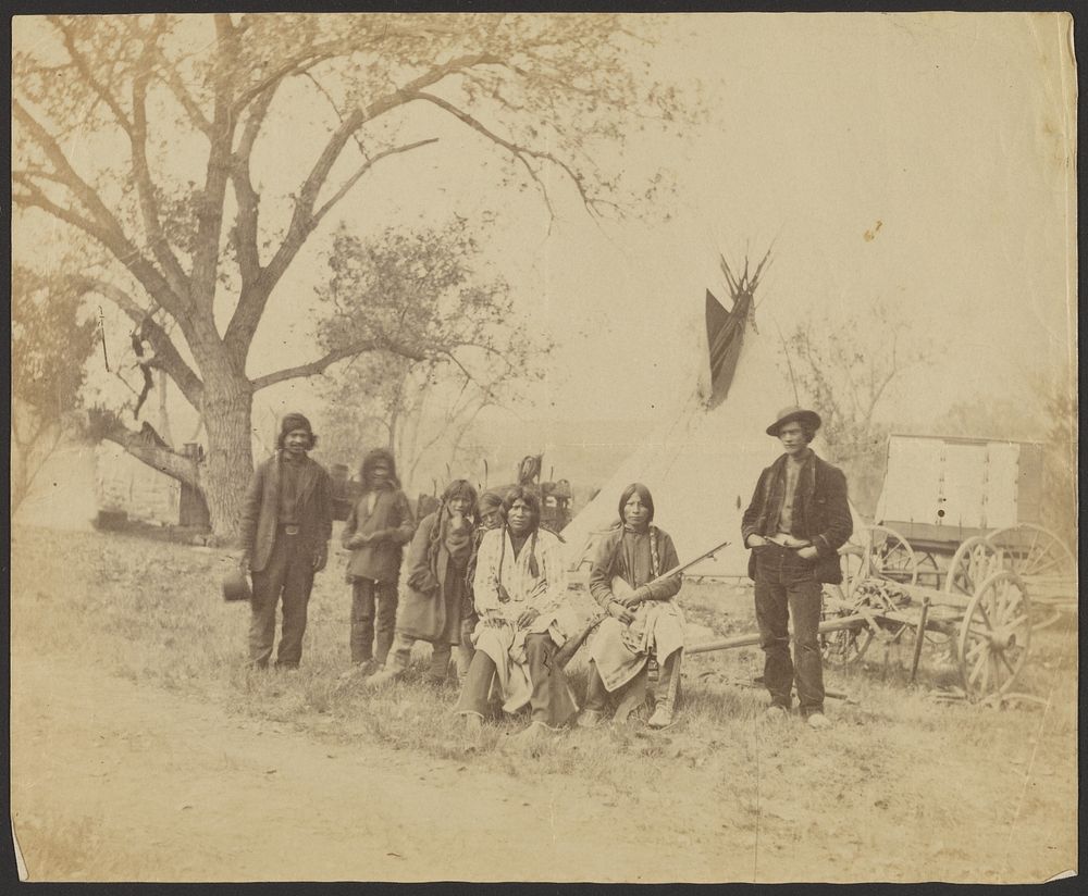 Group portrait of Native Americans
