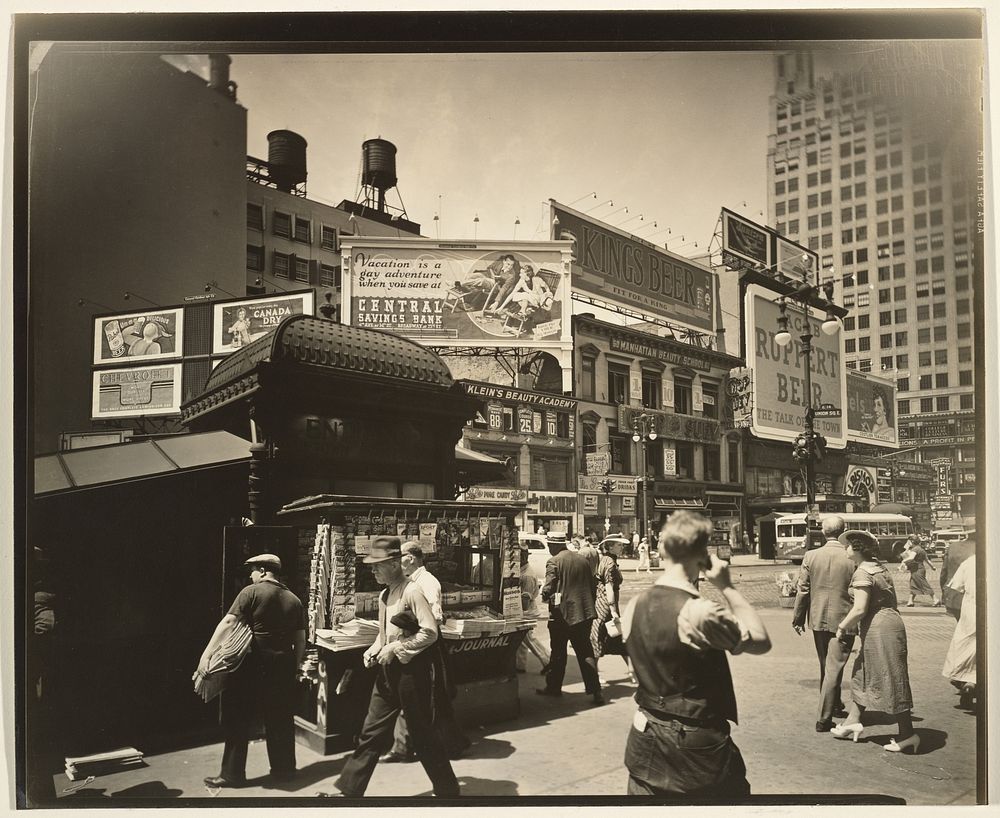 Union Square, Manhattan by Berenice Abbott