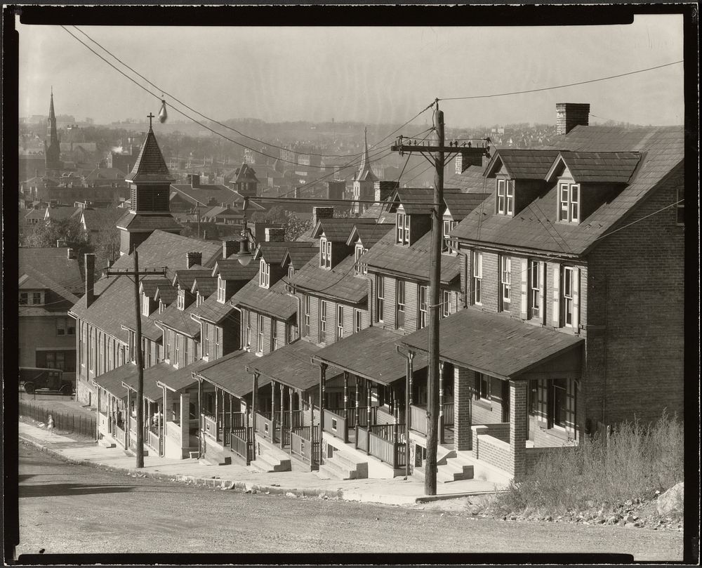 Two-Family Houses in Bethlehem, Pennsylvania by Walker Evans