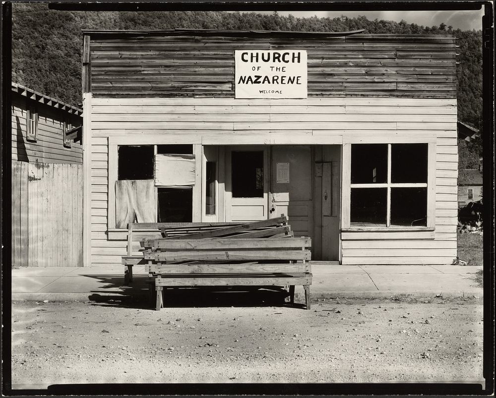 Church of the Nazarene, Tennessee by Walker Evans