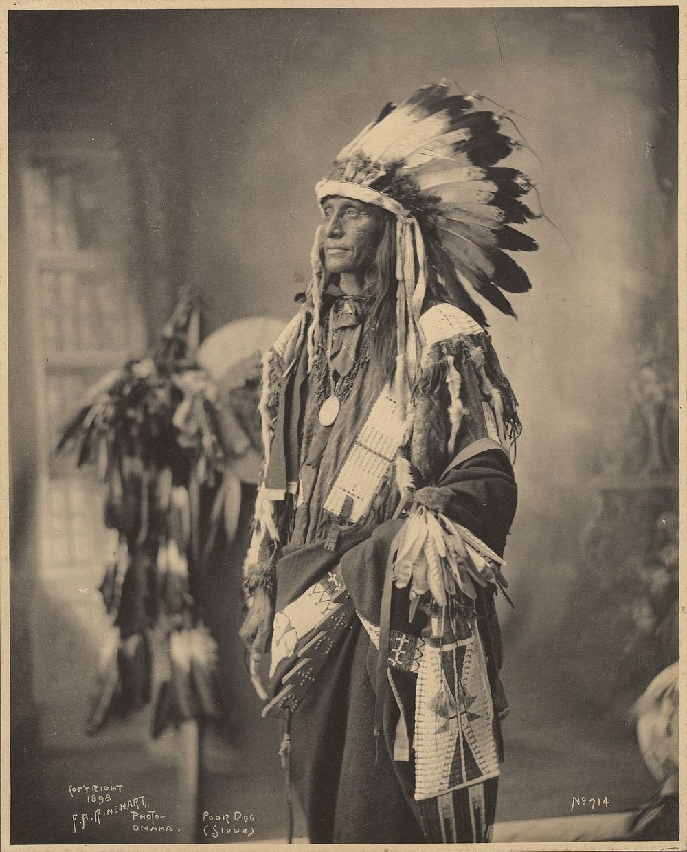 Poor Dog, Sioux by Adolph F Muhr and Frank A Rinehart