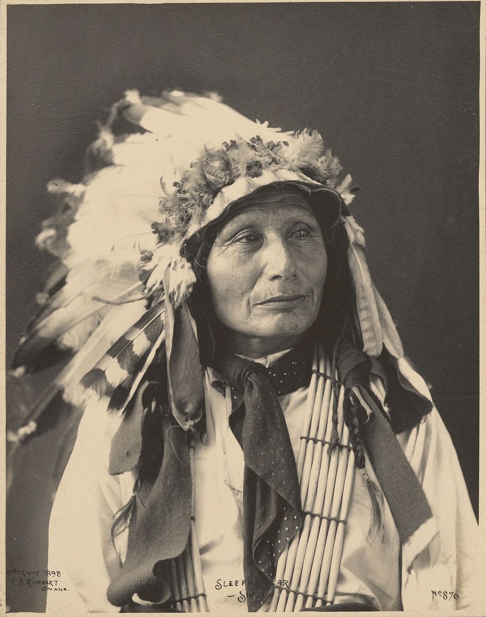 Sleeping Bear, Sioux by Adolph F Muhr and Frank A Rinehart