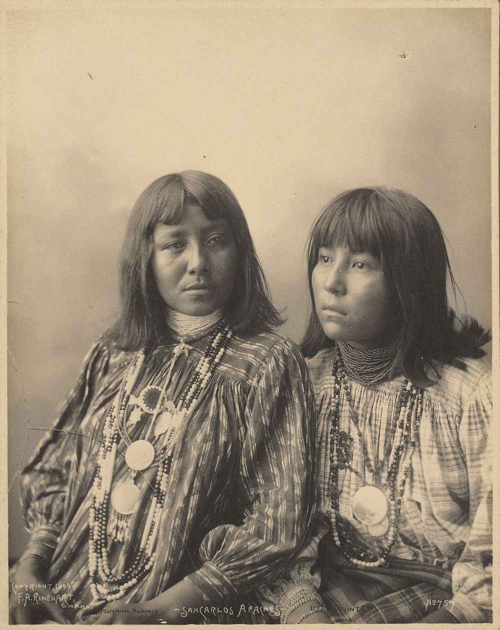Brushing Against and Little Squint Eyes, San Carlos Apaches by Adolph F Muhr and Frank A Rinehart