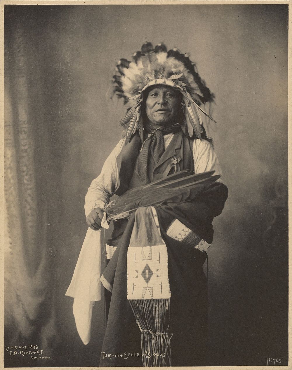 Turning Eagle, Sioux by Adolph F Muhr and Frank A Rinehart