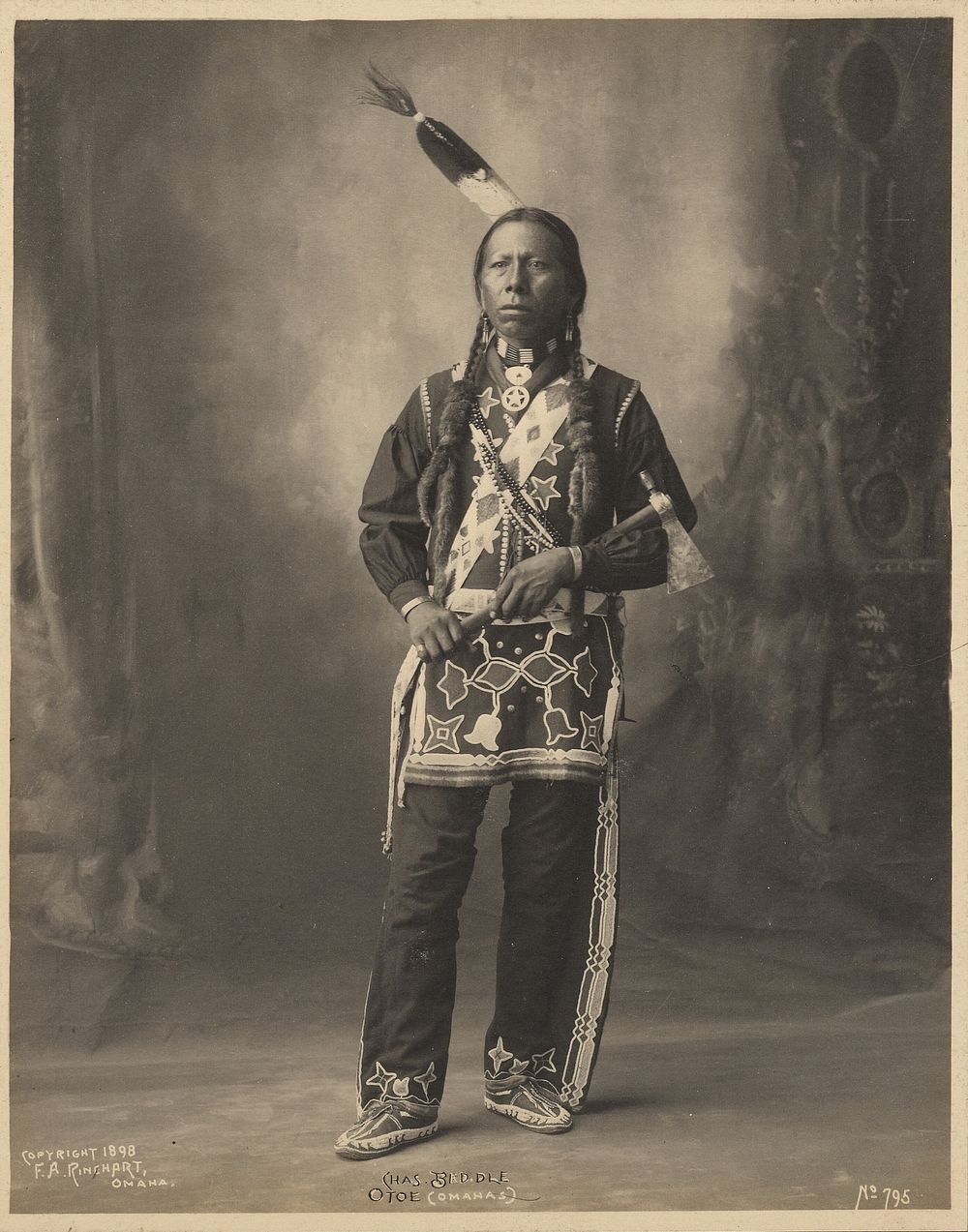 Chas. Biddle, Otoe (Omahas) by Adolph F Muhr and Frank A Rinehart