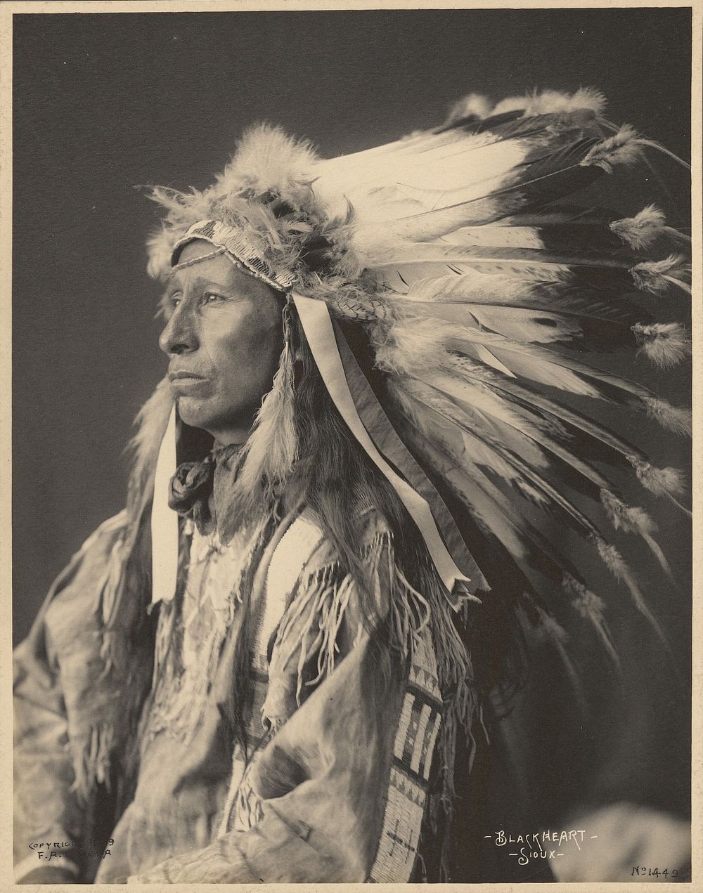 Blackheart, Sioux by Adolph F Muhr and Frank A Rinehart