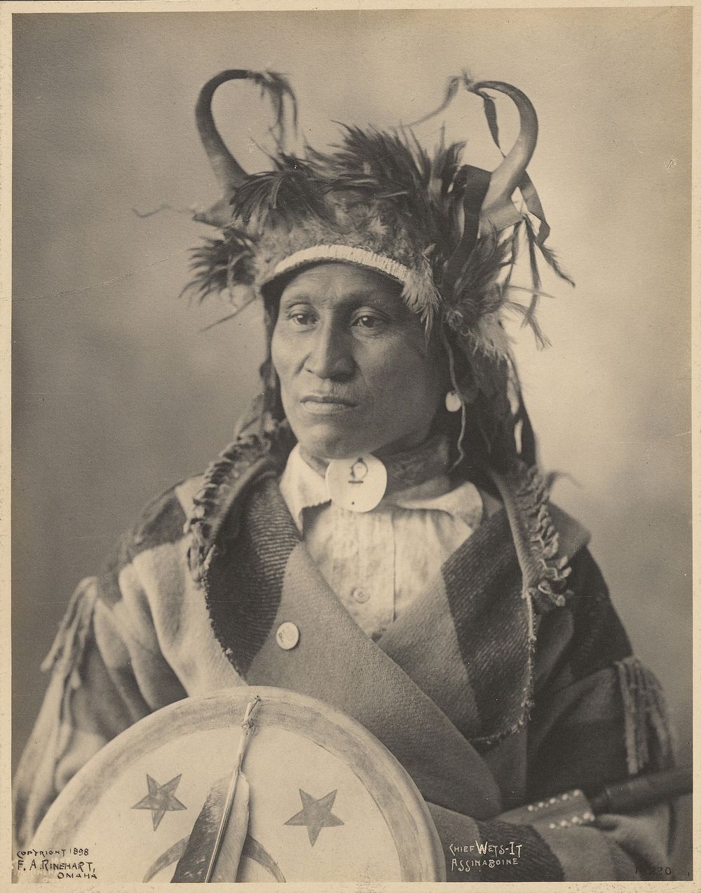 Chief Wets-It, Assiniboines by Adolph F Muhr and Frank A Rinehart
