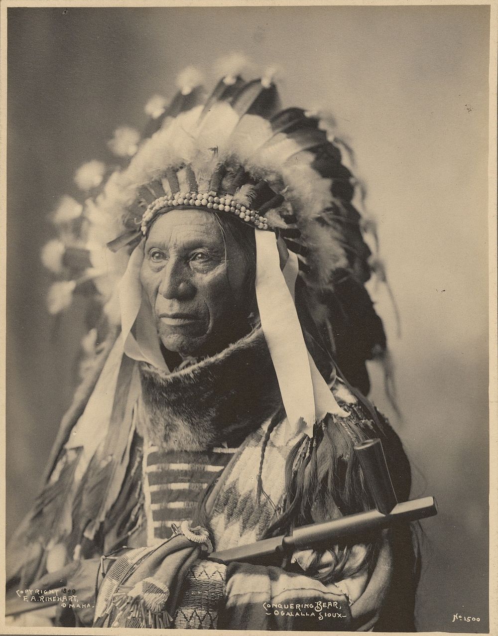 Conquering Bear, Ogalalla Sioux by Adolph F Muhr and Frank A Rinehart
