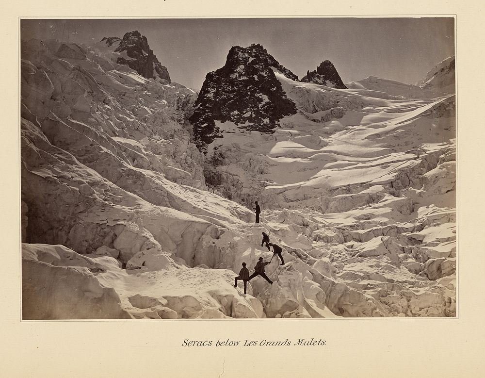 Seracs below Les Grands Mulets by Florentin Charnaux