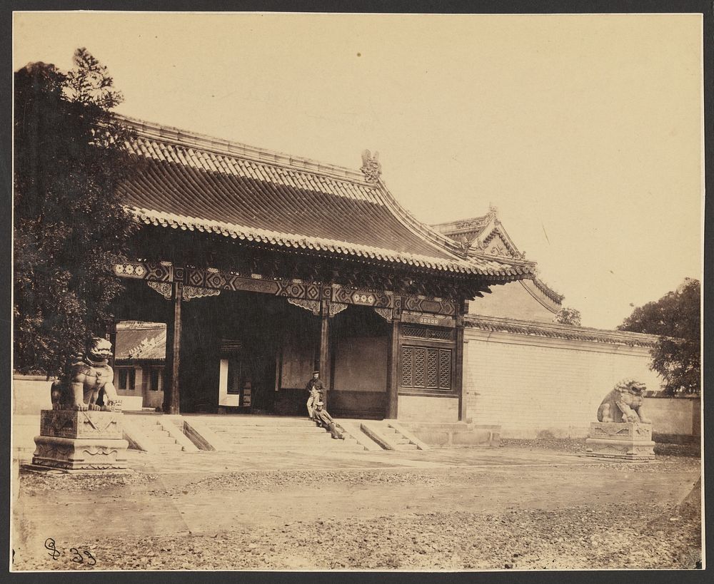 Palace or temple building by William Saunders