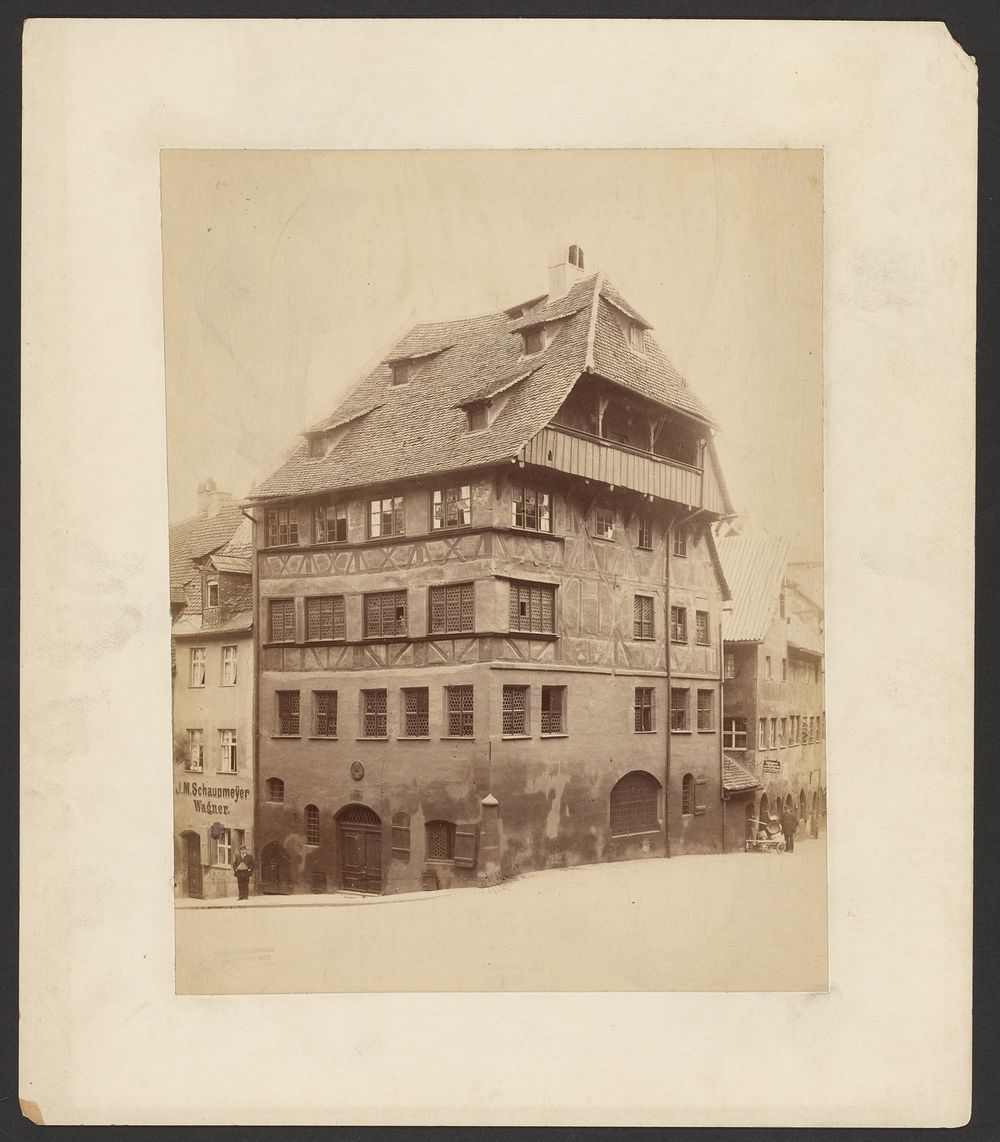 View of a Large Townhouse, Nuremberg, Germany by Ferdinand Schmidt