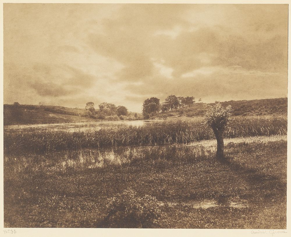 The Ponds at Optevoz, Rhône by André Giroux