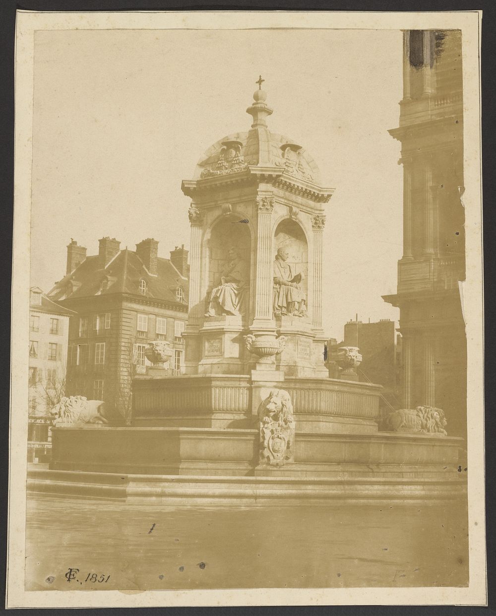 Fountain of the Four Bishops by Jacques Alexandre Ferrier