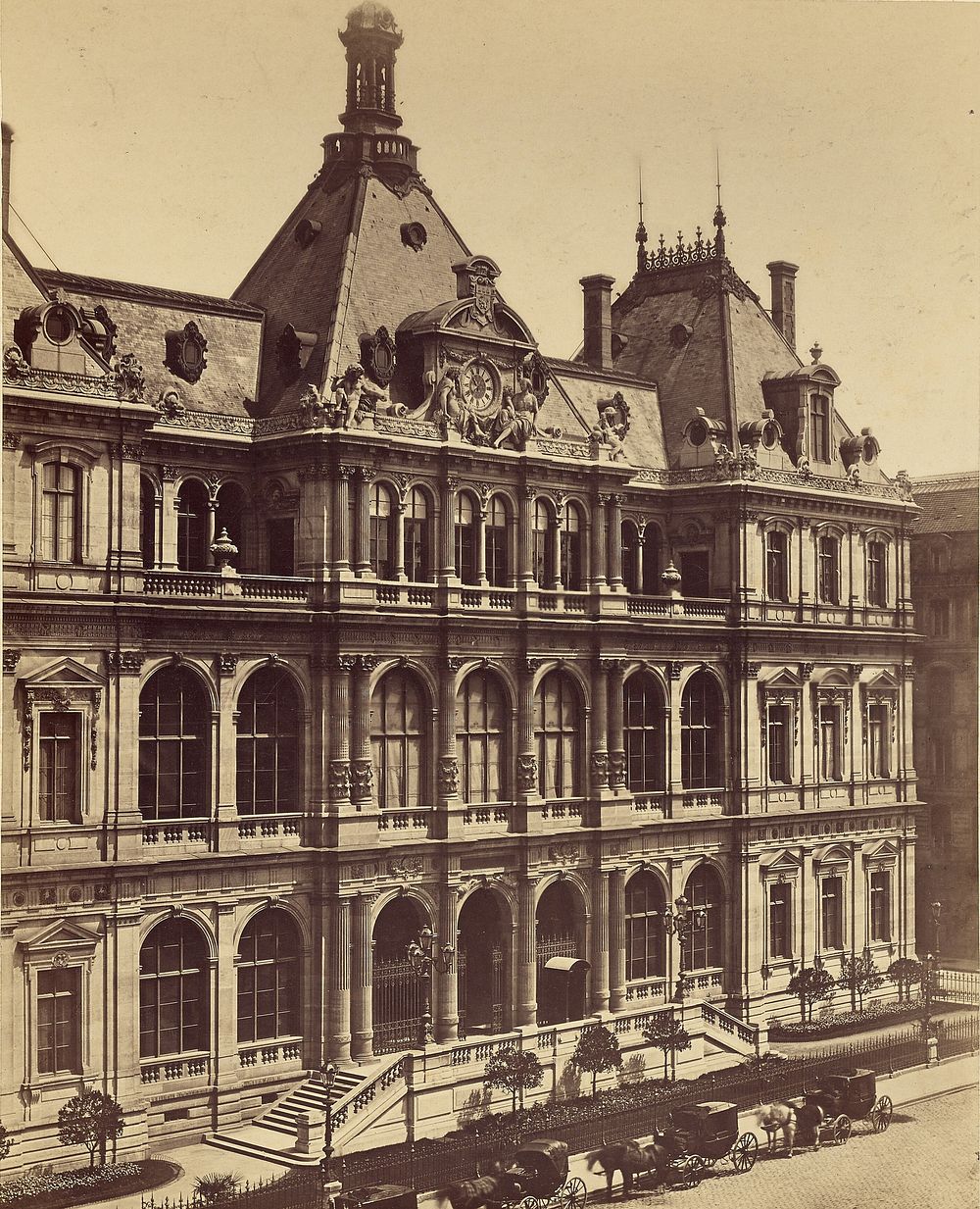 The Palais de la Bourse, Lyon by Jacques Alexandre Ferrier
