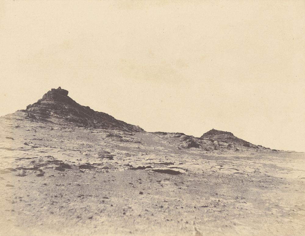 Etudes de terrains près de Gebel Abousir, seconde cataracte by John Beasley Greene