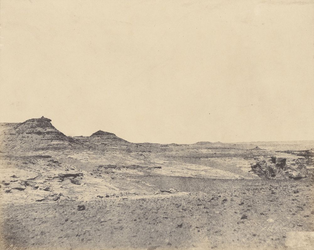 Etude de terrain près de Gebel Abousir, 2de cataracte by John Beasley Greene