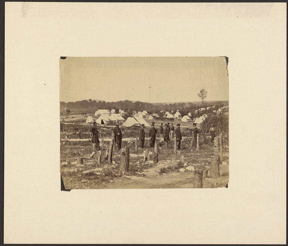 Union Army Encampment near Chancellorsville, Virginia