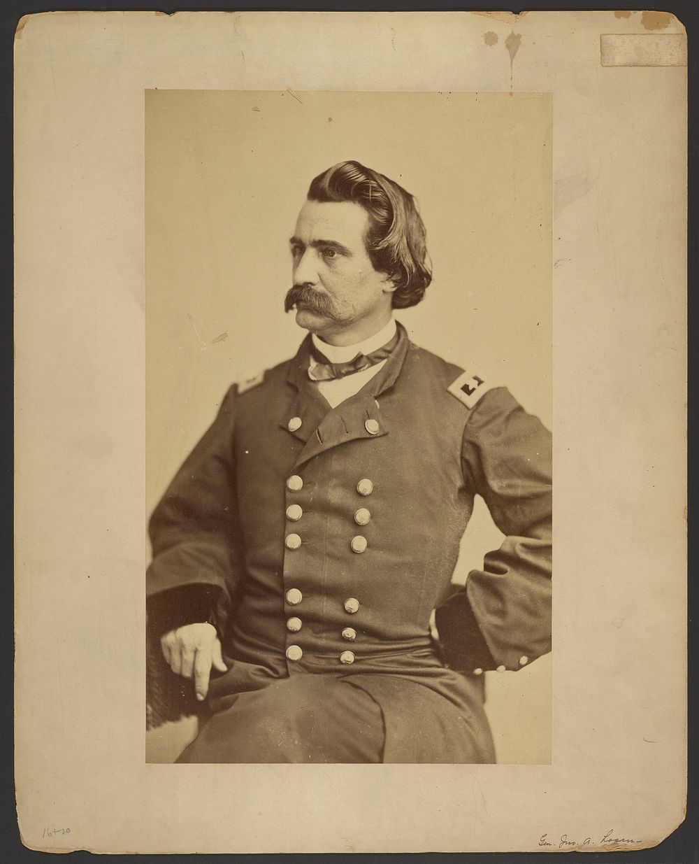 Portrait of General John A. Logan by Mathew B Brady