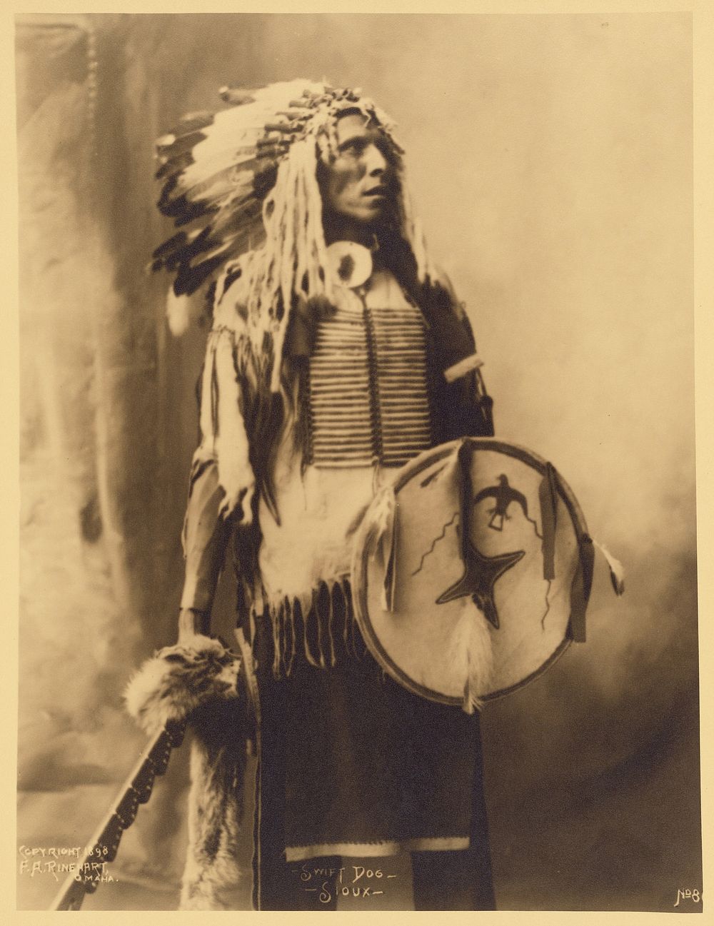 Swift Dog, Sioux by Adolph F Muhr and Frank A Rinehart