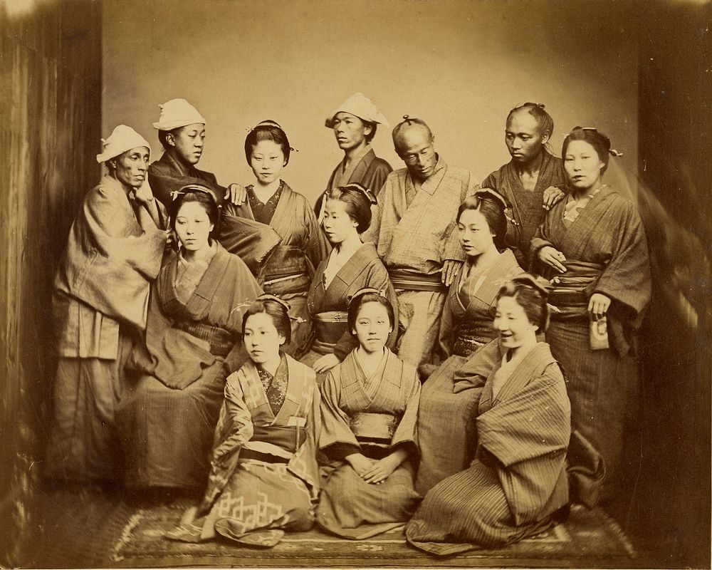Japanese Family by Felice Beato