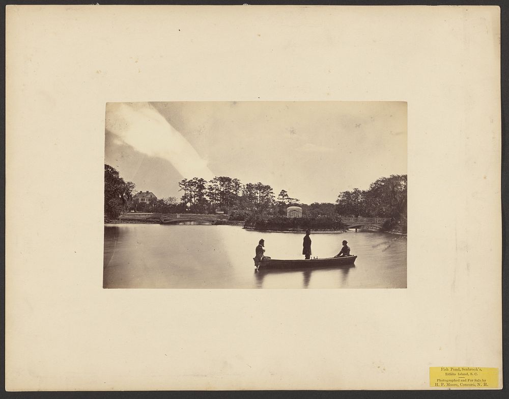 Fish Pond, Seabrook's, Edisto Island, South Carolina by Henry P Moore