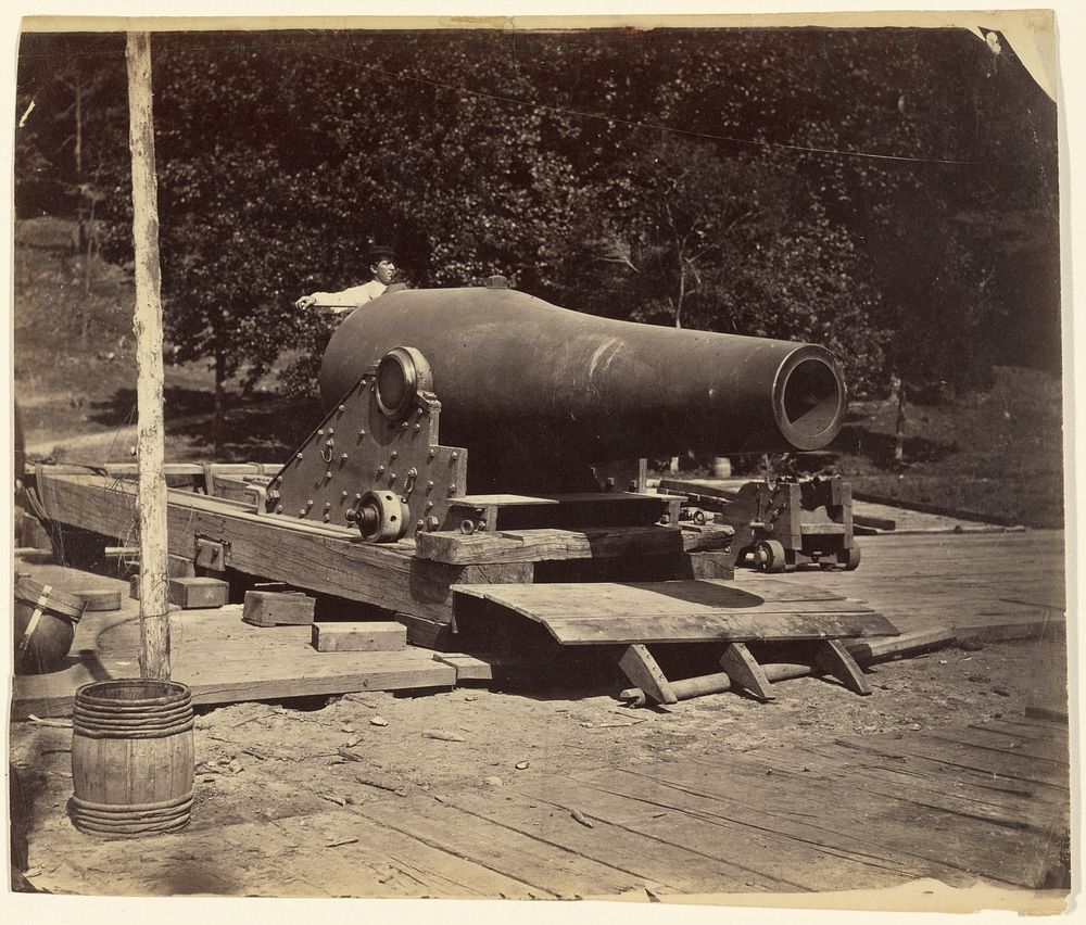 Heavy Artillery Cannon by Timothy H O Sullivan