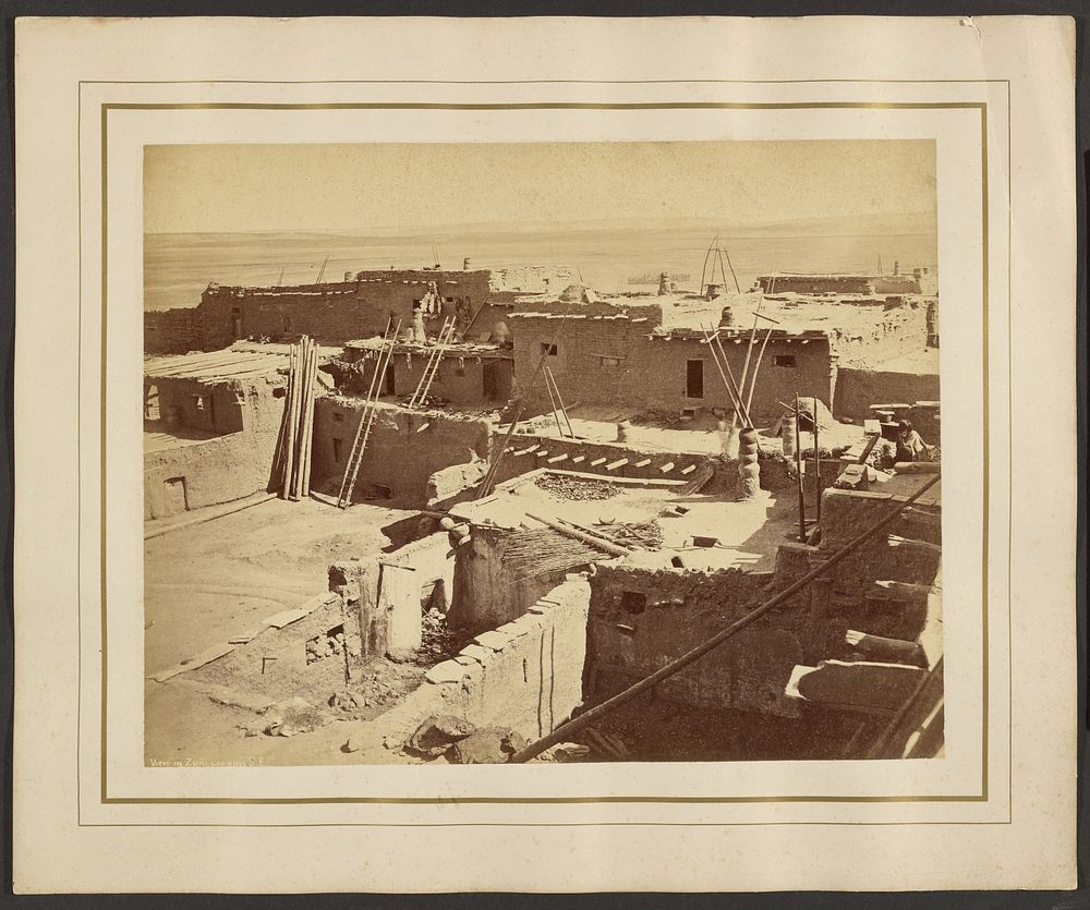 View in Zuni, Looking Southeast by John K Hillers