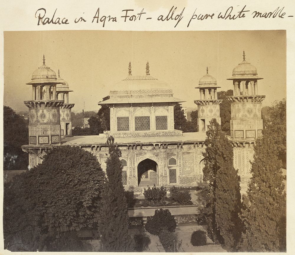 Palace in Agra Fort by George Barker
