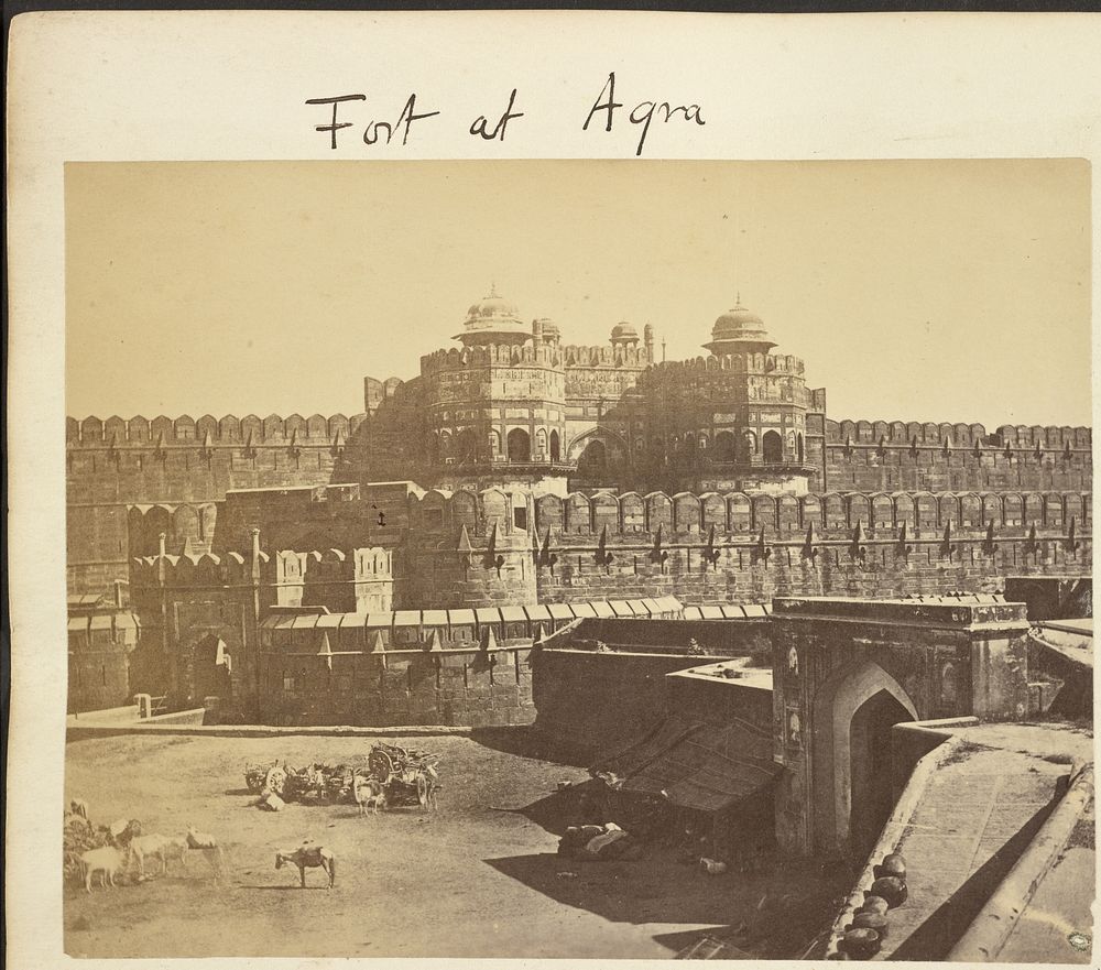 Fort at Agra by George Barker