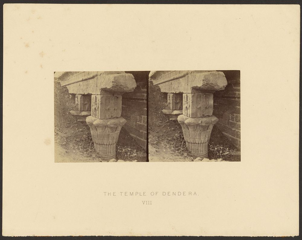 The Temple of Dendera by Francis Frith