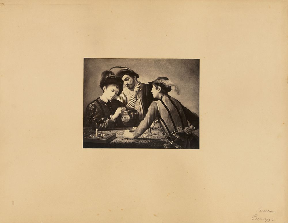 Caravaggio's "The Cardsharps" by James Anderson