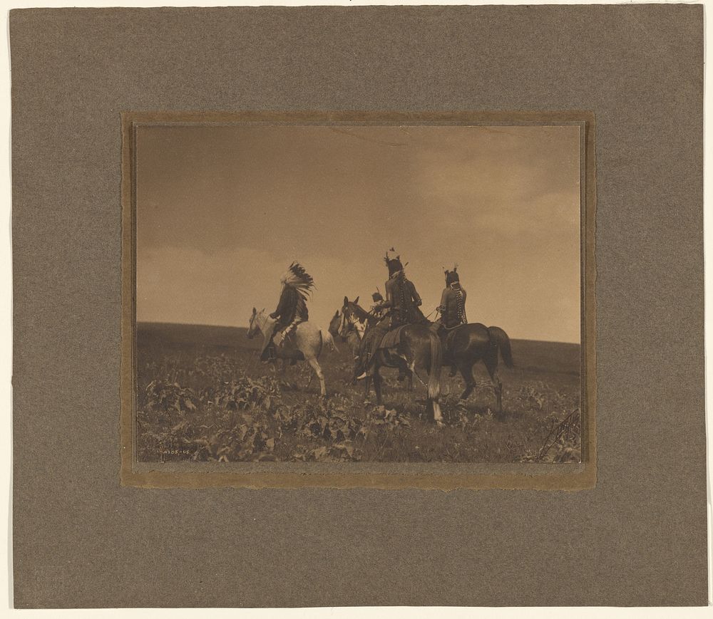 Bull Chief, Chester, & Shorty by Edward S Curtis