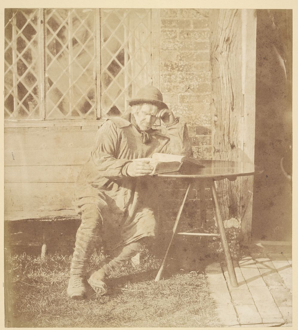 Man reading book John Whistler | Free Photo - rawpixel