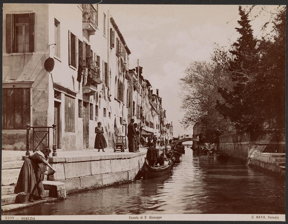 St. Giuseppe's Canal, Venice by Carlo Naya