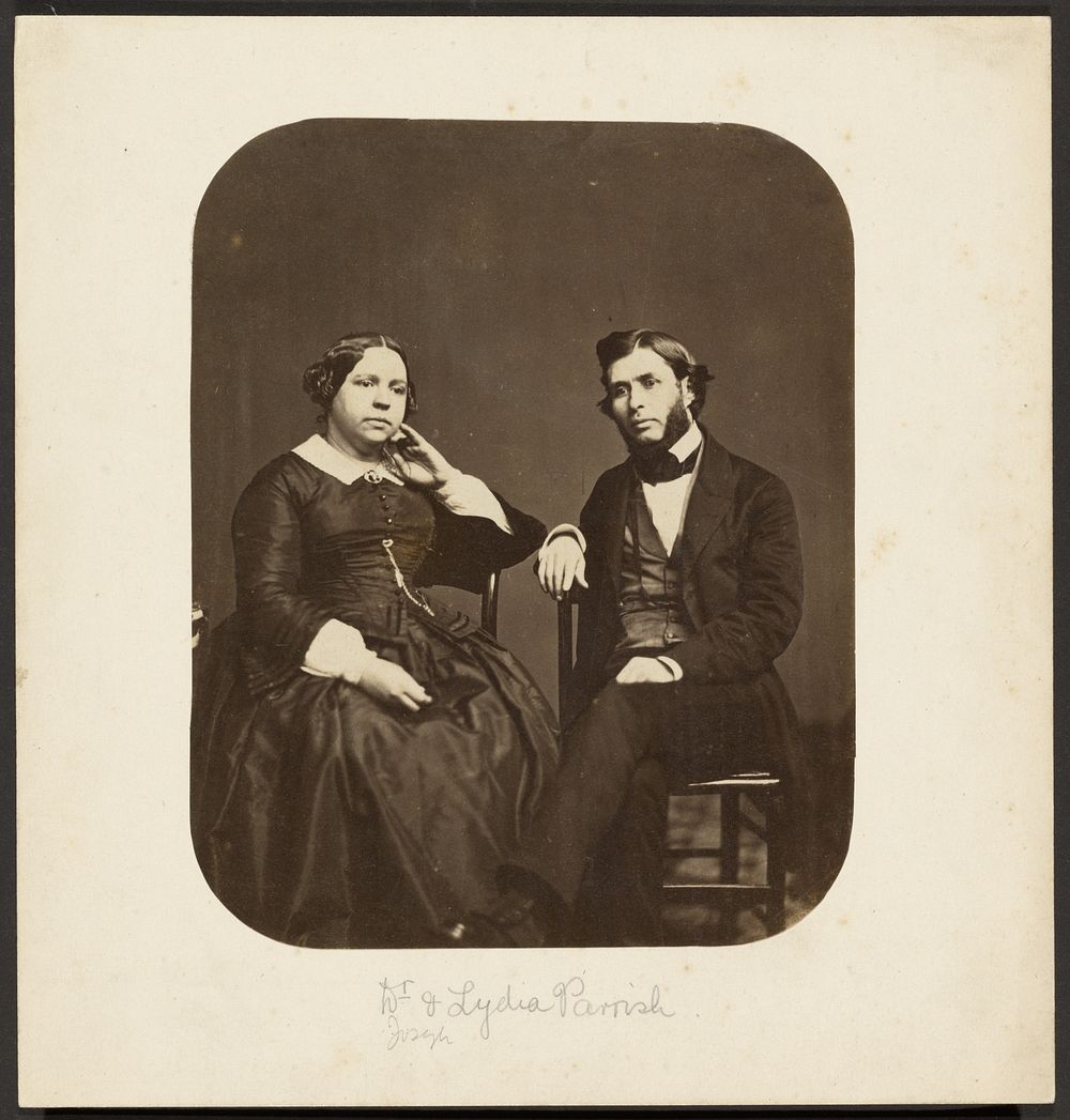 Dr. Joseph and Lydia Parrish by Frederick Gutekunst
