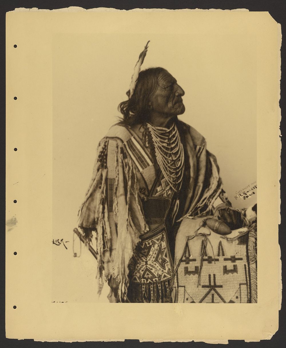 Chief Lick, Sioux by Adolph F Muhr and Frank A Rinehart