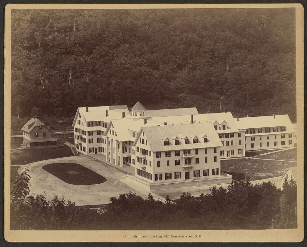 Profile House, from Eagle Cliff, Franconia Notch, New Hampshire by Charles P Hibbard
