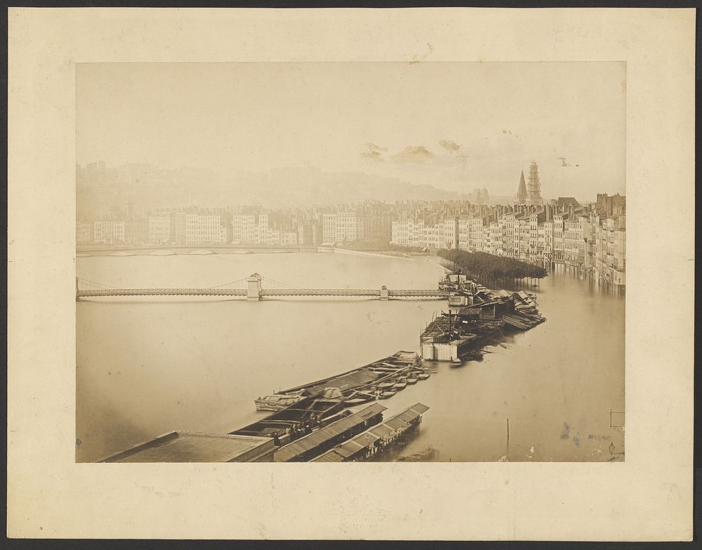Lyon. Inondation de 1856.] by Louis Antoine Froissart