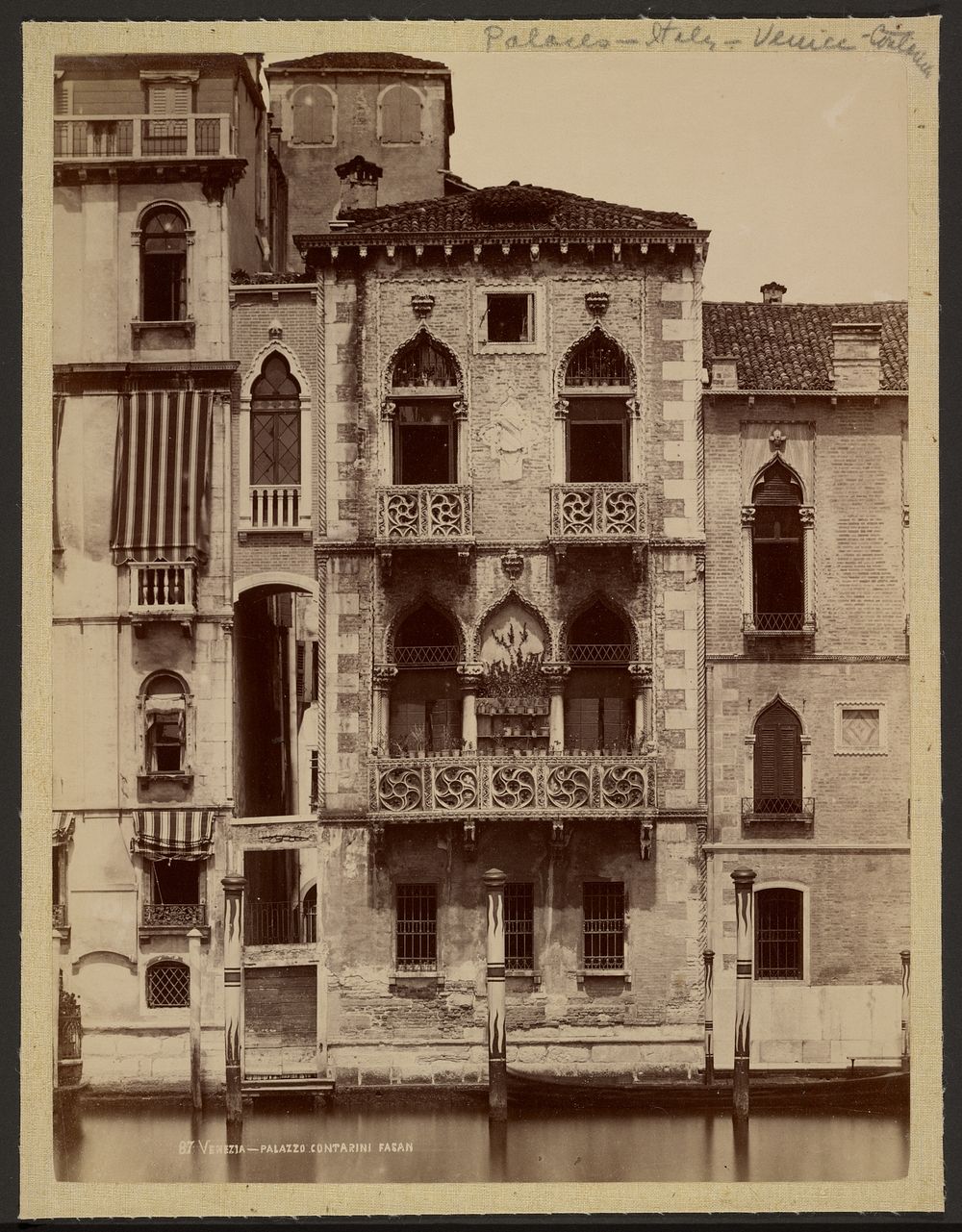 Venezia - Palazzo Contarini Fasan by Giovanni Battista Brusa
