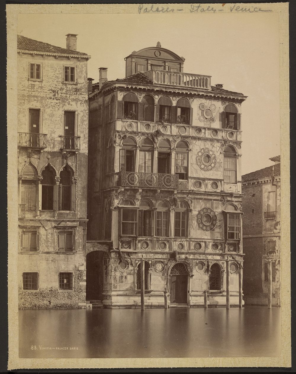 Venezia - Palazzo Dario by Giovanni Battista Brusa