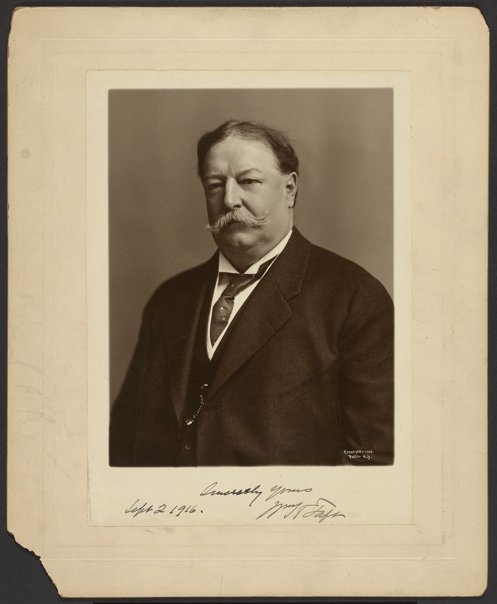 Portrait of William Howard Taft by Pach Brothers