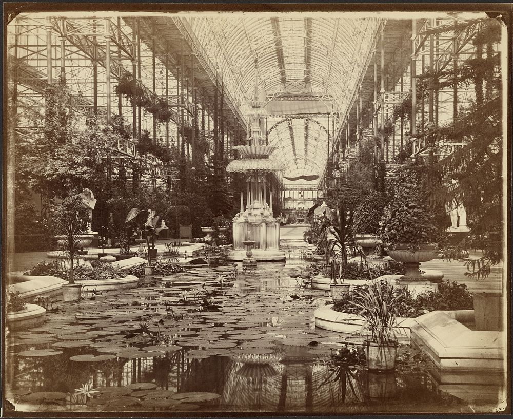 Crystal Palace, The Nave by Philip H Delamotte