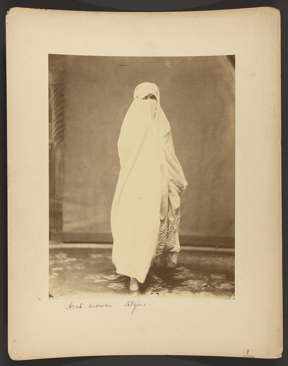Woman wearing white robes