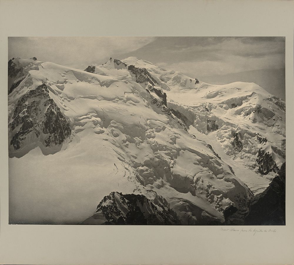 Mont Blanc from the Aiguille du Midi by Aimé Civiale