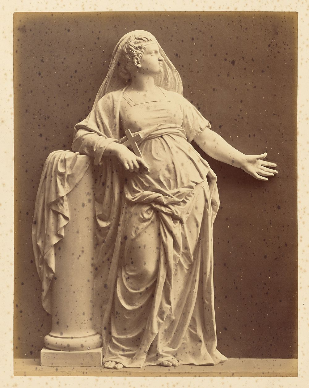 Sculpture of female figure