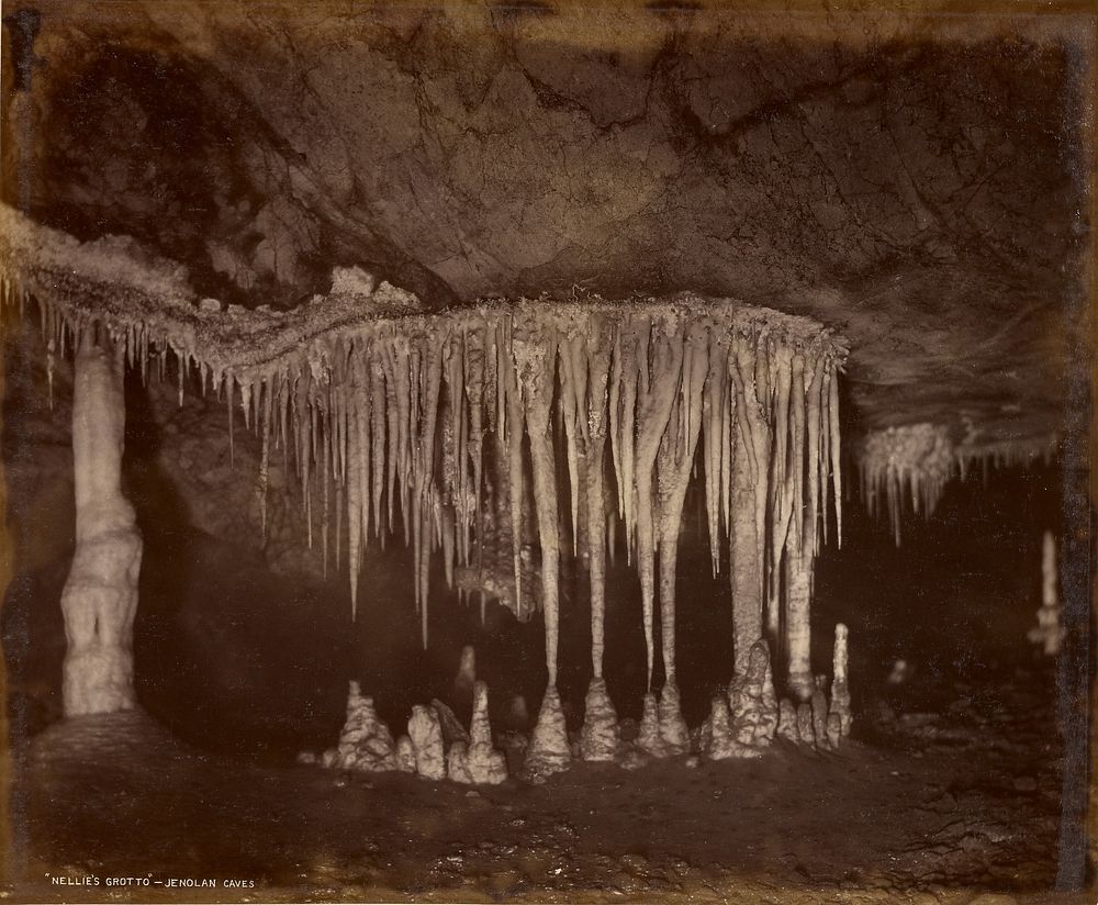 Nellie's Grotto - Jenolan Caves by Charles Smith Wilkinson